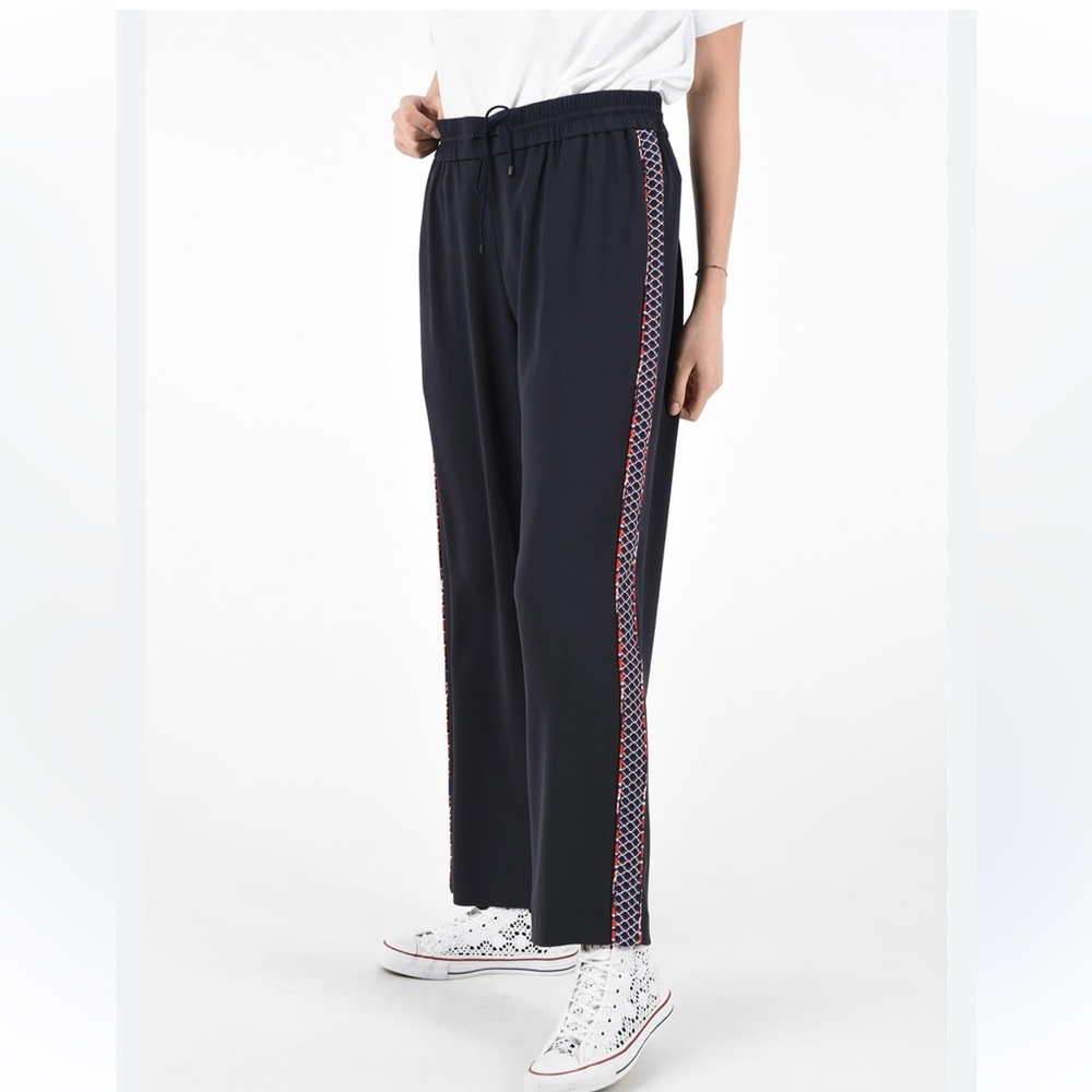 🔥KENZO🔥RARE Vintage🔥women track pants joggers szL Blue geometric stripes pricefi